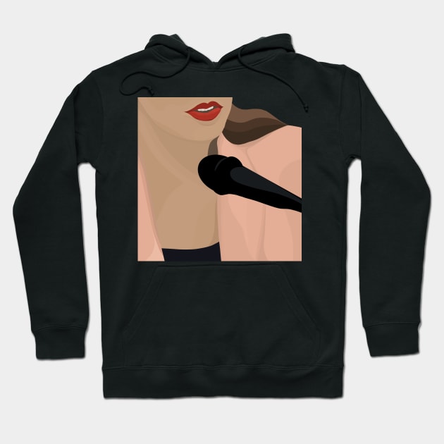 Ocasio Cortez AOC feminist design icon Hoodie by Sara Vissante